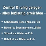 Appartementhaus Gutenberg - Ruhig & Zentral In Binz - Parkplatz Kostenlos - Wlan - 6 Min Zum Strand - 2 Min Zum See 빈츠