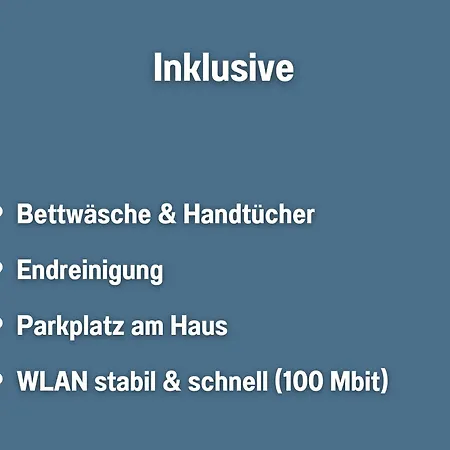 Lejlighed Appartementhaus Gutenberg - Fuer Paare, Freundinnen & Freunde, Alleinreisende - Parkplatz & Wlan - 2 Min Zum See, 6 Min Zum Binz
